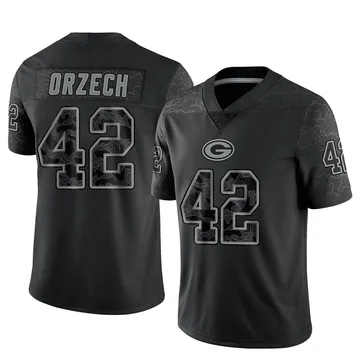 Youth Nike Green Bay Packers Matt Orzech Black Reflective Jersey - Limited