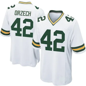 Youth Nike Green Bay Packers Matt Orzech White Jersey - Game