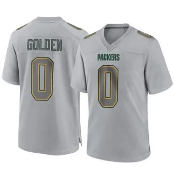 Youth Nike Green Bay Packers Matthew Golden Gray Atmosphere Fashion Jersey - Game