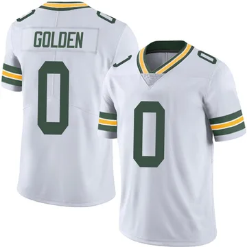 Youth Nike Green Bay Packers Matthew Golden White Vapor Untouchable Jersey - Limited