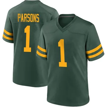 Youth Nike Green Bay Packers Micah Parsons Green Alternate Jersey - Game
