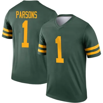 Youth Nike Green Bay Packers Micah Parsons Green Alternate Jersey - Legend