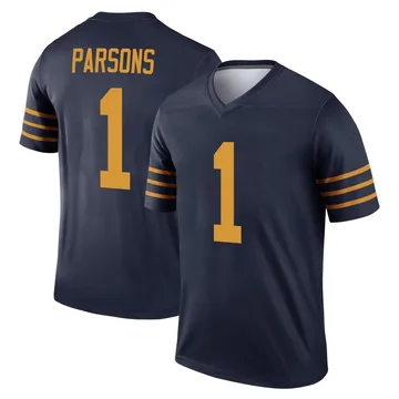 Youth Nike Green Bay Packers Micah Parsons Navy The 1923 Classic Jersey - Legend