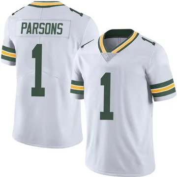 Youth Nike Green Bay Packers Micah Parsons White Vapor Untouchable Jersey - Limited