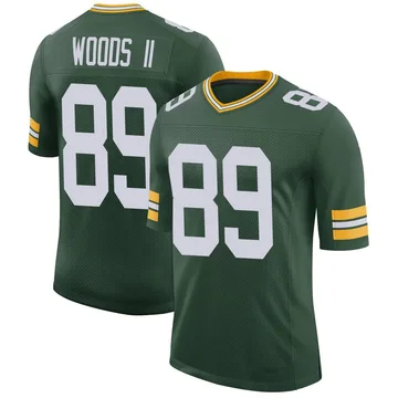 Youth Nike Green Bay Packers Michael Woods II Green Classic Jersey - Limited