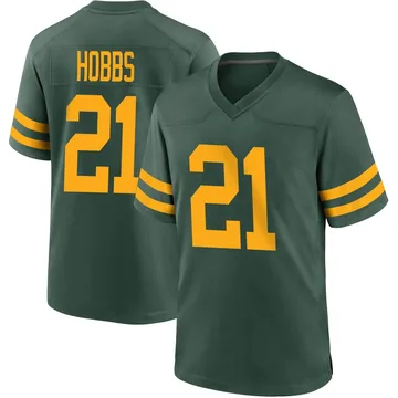 Youth Nike Green Bay Packers Nate Hobbs Green Alternate Jersey - Game