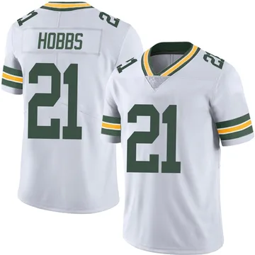 Youth Nike Green Bay Packers Nate Hobbs White Vapor Untouchable Jersey - Limited