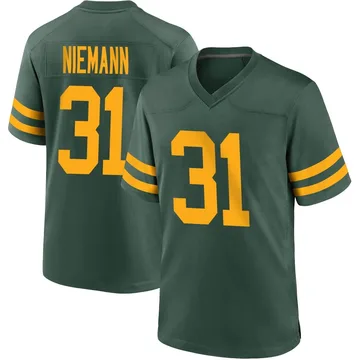 Youth Nike Green Bay Packers Nick Niemann Green Alternate Jersey - Game
