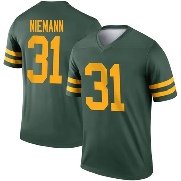 Youth Nike Green Bay Packers Nick Niemann Green Alternate Jersey - Legend