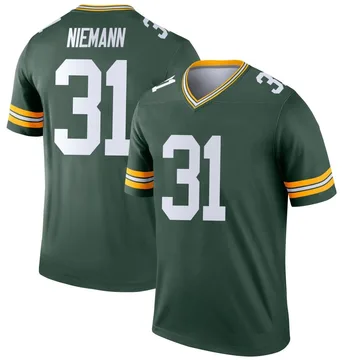 Youth Nike Green Bay Packers Nick Niemann Green Jersey - Legend