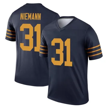 Youth Nike Green Bay Packers Nick Niemann Navy The 1923 Classic Jersey - Legend