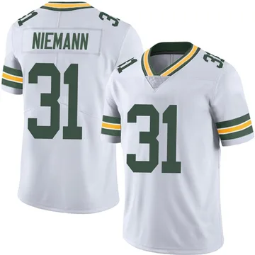 Youth Nike Green Bay Packers Nick Niemann White Vapor Untouchable Jersey - Limited