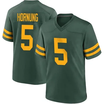 Youth Nike Green Bay Packers Paul Hornung Green Alternate Jersey - Game
