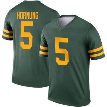 Youth Nike Green Bay Packers Paul Hornung Green Alternate Jersey - Legend