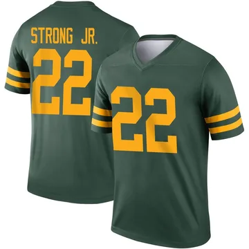Youth Nike Green Bay Packers Pierre Strong Jr. Green Alternate Jersey - Legend