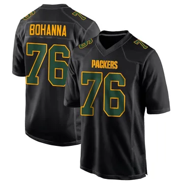 Youth Nike Green Bay Packers Quinton Bohanna Black Fashion Jersey - Game