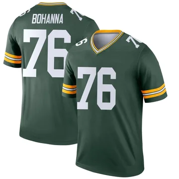 Youth Nike Green Bay Packers Quinton Bohanna Green Jersey - Legend