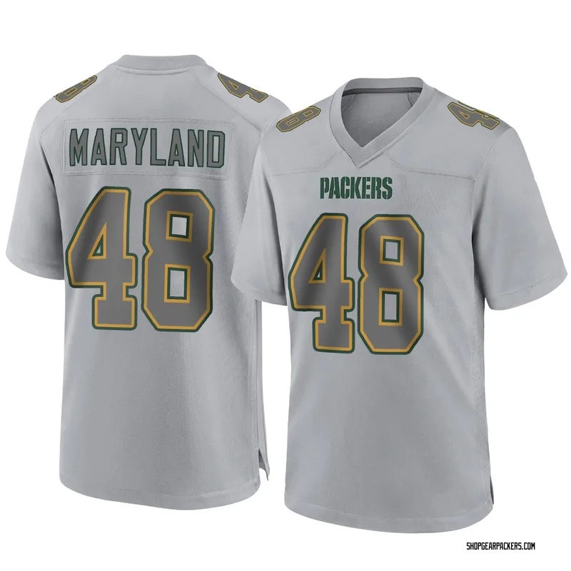 Youth Nike Green Bay Packers RJ Maryland Gray Atmosphere Fashion Jersey - Game
