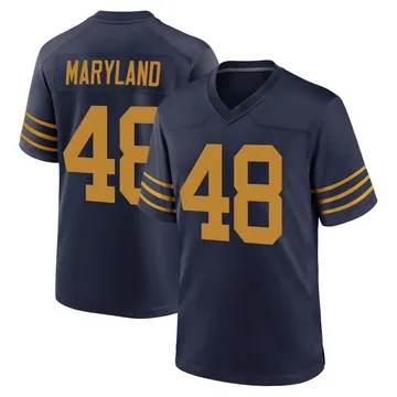 Youth Nike Green Bay Packers RJ Maryland Navy The 1923 Classic Jersey - Game