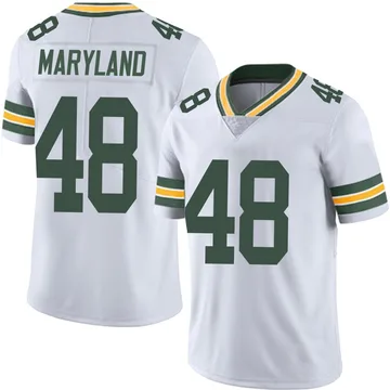 Youth Nike Green Bay Packers RJ Maryland White Vapor Untouchable Jersey - Limited