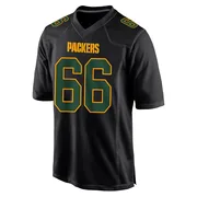 Youth Nike Green Bay Packers Ray Nitschke Black Fashion Jersey - Game