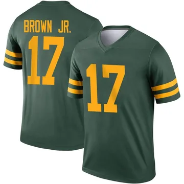 Youth Nike Green Bay Packers Sam Brown Jr. Green Alternate Jersey - Legend