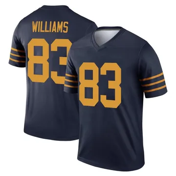 Youth Nike Green Bay Packers Savion Williams Navy The 1923 Classic Jersey - Legend