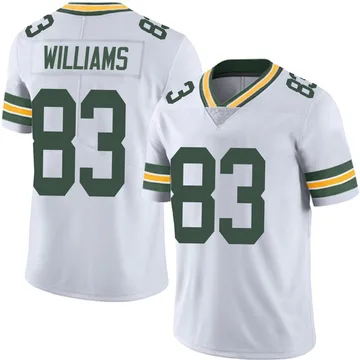 Youth Nike Green Bay Packers Savion Williams White Vapor Untouchable Jersey - Limited