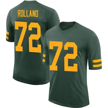 Youth Nike Green Bay Packers Spencer Rolland Green Alternate Vapor Jersey - Limited