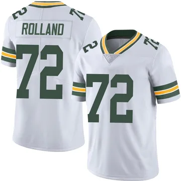 Youth Nike Green Bay Packers Spencer Rolland White Vapor Untouchable Jersey - Limited