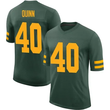 Youth Nike Green Bay Packers TJ Quinn Green Alternate Vapor Jersey - Limited