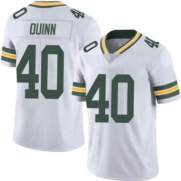 Youth Nike Green Bay Packers TJ Quinn White Vapor Untouchable Jersey - Limited