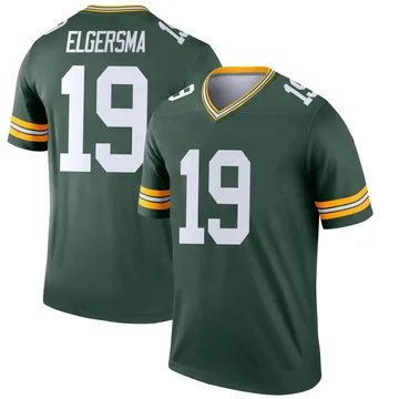 Youth Nike Green Bay Packers Taylor Elgersma Green Jersey - Legend
