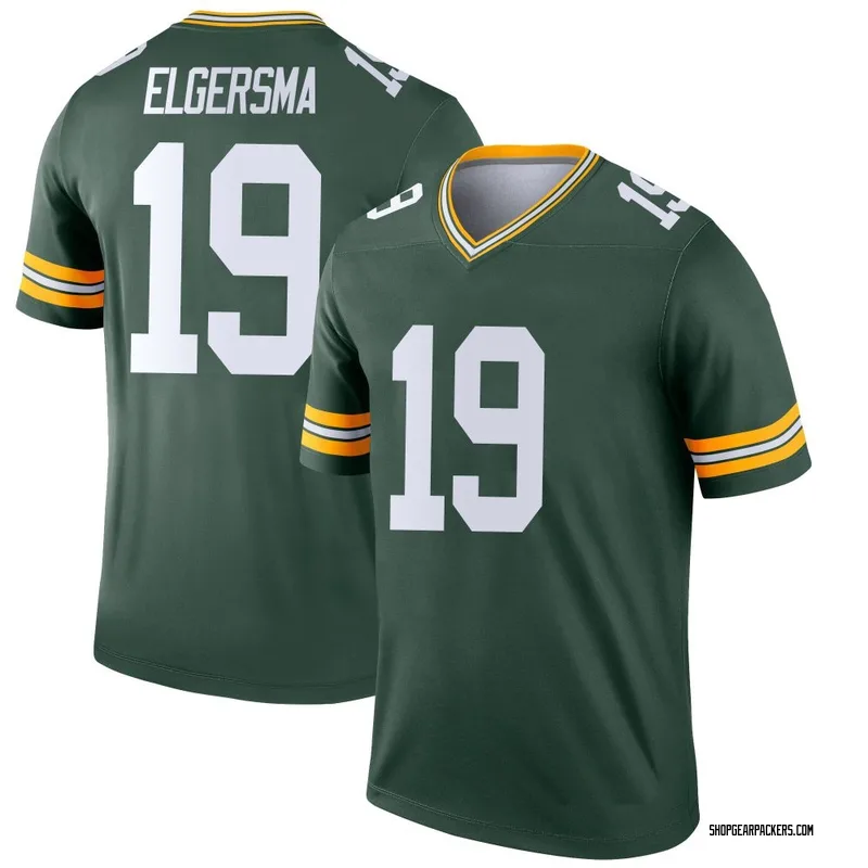 Youth Nike Green Bay Packers Taylor Elgersma Green Jersey - Legend