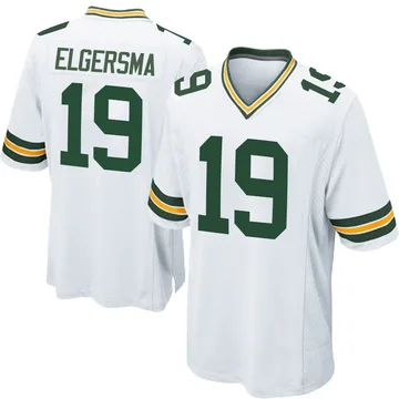 Youth Nike Green Bay Packers Taylor Elgersma White Jersey - Game