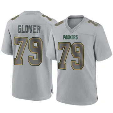 Youth Nike Green Bay Packers Travis Glover Gray Atmosphere Fashion Jersey - Game