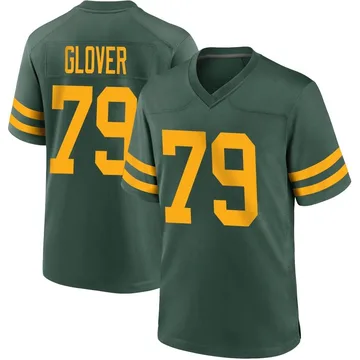 Youth Nike Green Bay Packers Travis Glover Green Alternate Jersey - Game
