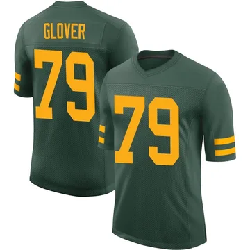 Youth Nike Green Bay Packers Travis Glover Green Alternate Vapor Jersey - Limited