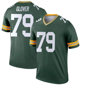 Youth Nike Green Bay Packers Travis Glover Green Jersey - Legend