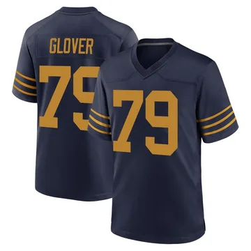 Youth Nike Green Bay Packers Travis Glover Navy The 1923 Classic Jersey - Game