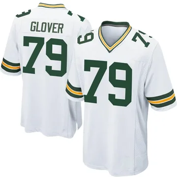 Youth Nike Green Bay Packers Travis Glover White Jersey - Game