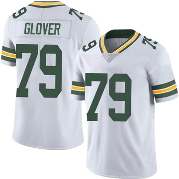 Youth Nike Green Bay Packers Travis Glover White Vapor Untouchable Jersey - Limited