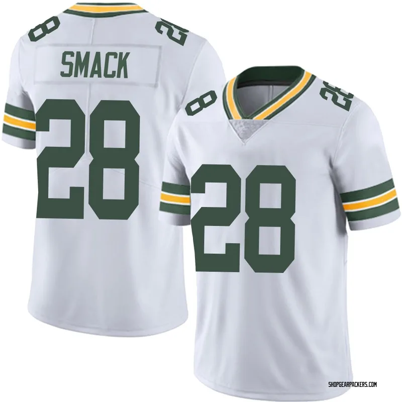 Youth Nike Green Bay Packers Trey Smack White Vapor Untouchable Jersey - Limited