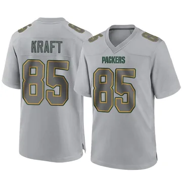 Youth Nike Green Bay Packers Tucker Kraft Gray Atmosphere Fashion Jersey - Game