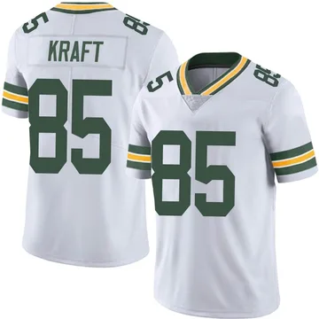 Youth Nike Green Bay Packers Tucker Kraft White Vapor Untouchable Jersey - Limited