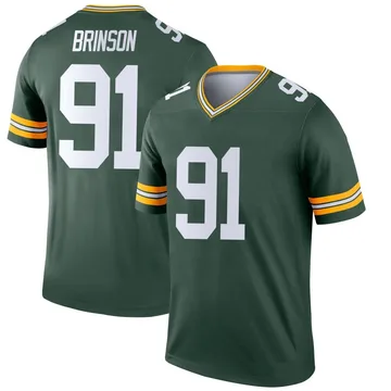 Youth Nike Green Bay Packers Warren Brinson Green Jersey - Legend