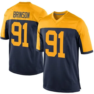 Youth Nike Green Bay Packers Warren Brinson Navy Alternate Jersey - Game