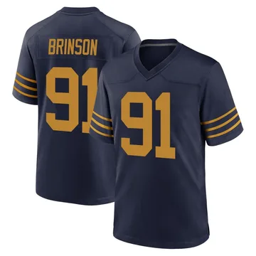 Youth Nike Green Bay Packers Warren Brinson Navy The 1923 Classic Jersey - Game