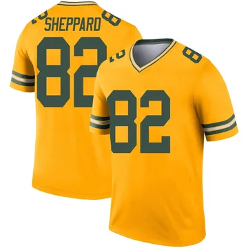 Youth Nike Green Bay Packers Will Sheppard Gold Inverted Jersey - Legend