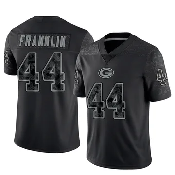 Youth Nike Green Bay Packers Zaire Franklin Black Reflective Jersey - Limited